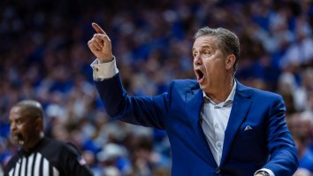 Kentucky Fans Were So Disgusted Watching John Calipari Get Upset In The First Round