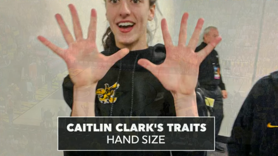 Caitlin Clark Hands