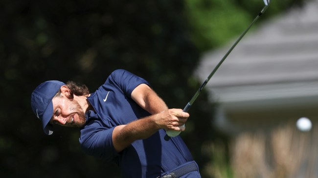 Tommy Fleetwood with a shot at the Arnold Palmer Invitational.