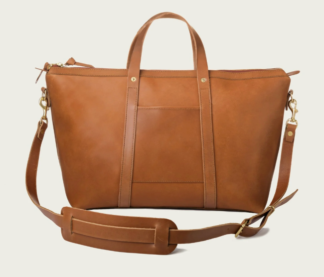 Leather Travel Tote; shop leather goods at WP Standard