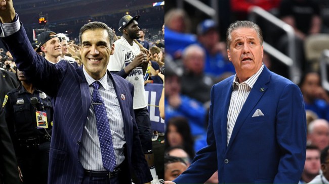 collage of college basketball coaches jay wright and john calipari