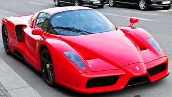 $3.5 Million Ferrari Enzo Crashes On Germany’s Autobahn Causing Significant Damage To The 1-Of-400 Supercar