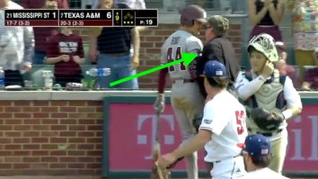 SEC Baseball Ump Deserves To Be Suspended For Chest-Bumping Player During Heated Exchange