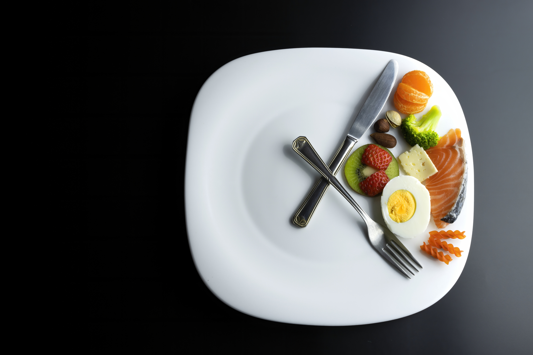 intermittent fasting food plate