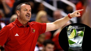 Louisville Basketball Coach Vows To Drink Vodka Until The Film Looks Blurry After Angry Meltdown