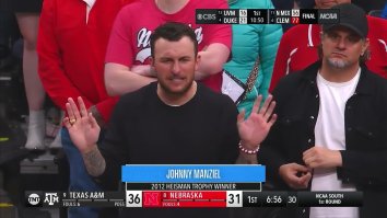 Johnny Manziel’s Appearance At NCAA Tournament Sparks Speculation He’s Up To His Old Habits