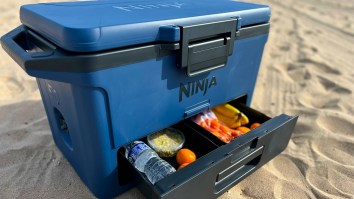 The Ninja FrostVault™ Cooler Is The World’s First Cooler With Drawers For Keeping Your Food Cold And Dry