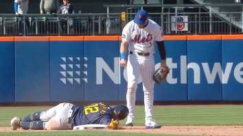 Benches Clear During Heated Exchange Between Mets And Brewers Sparked By Controversial Slide