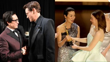 Robert Downey Jr. And Emma Stone Accused Of ‘Clear Racism’ For ‘Snubbing’ Asian Presenters Ke Huy Quan And Michelle Yeoh
