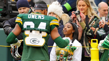 Simone Biles Dunks On Green Bay After Husband Jonathan Owens Signs With Chicago Bears