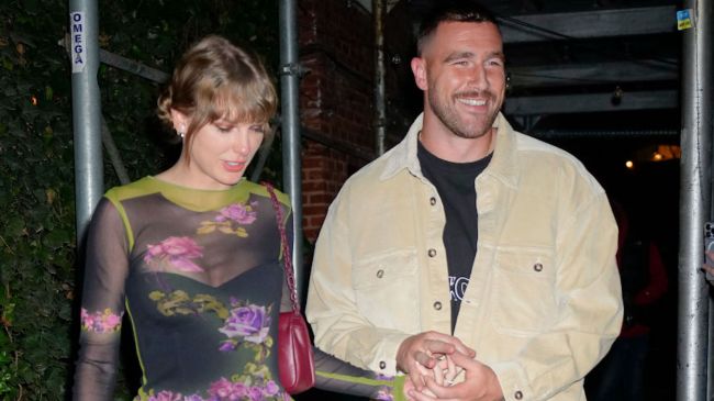 travis kelce and taylor swift out in new york city