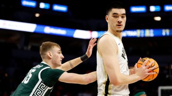 Zach Edey’s Reckless Play Draws Scrutiny With Michigan State’s Top Big Man Forced To Wear Mask