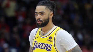 D’Angelo Russell Was Scrolling Through His Phone On The Bench During Loss That Essentially Ended Lakers Season