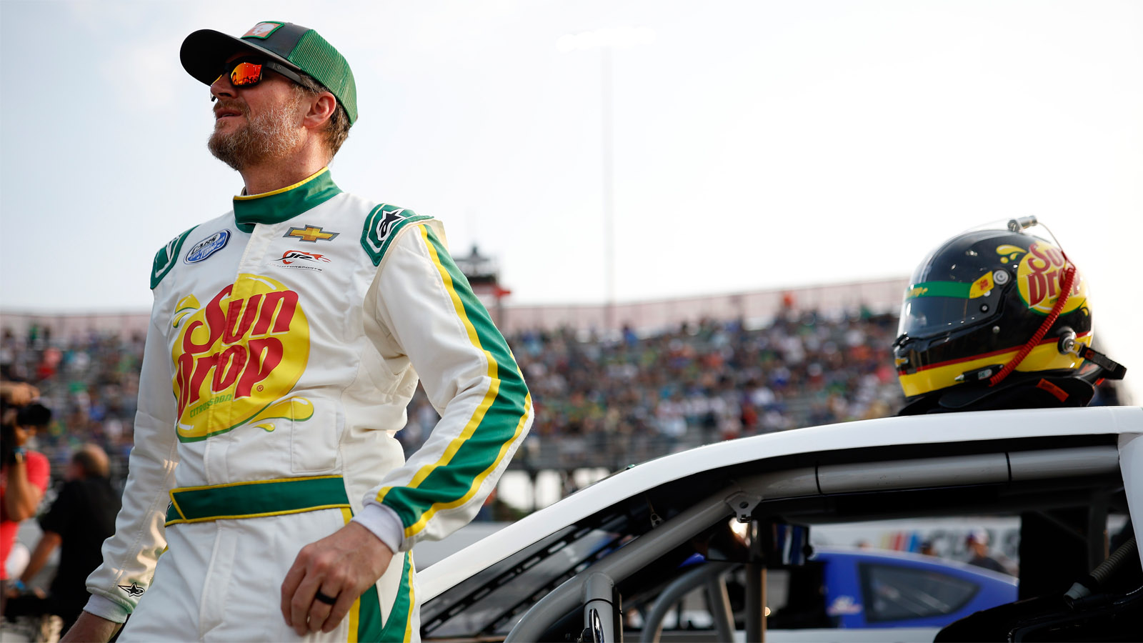 thumbnail interactive-video image 1 of Dale Earnhardt Jr. #3 Sundrop 2022 Bumper Sticker – 3x12 Inch, WinCraft NASCAR Decal, New 1 of 4