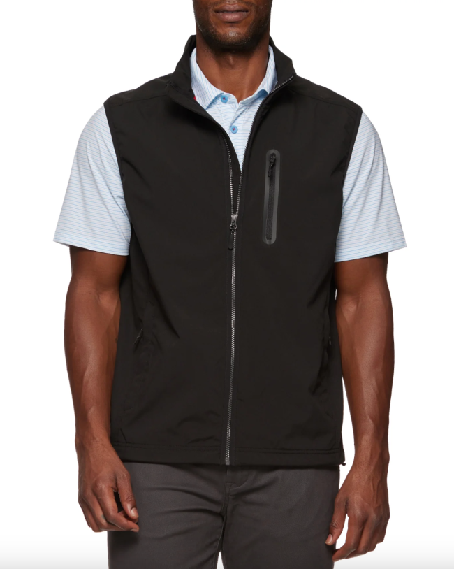 MadeFlex Any-Wear Performance Vest; shop Keegan Bradley x Flag & Anthem golf apparel