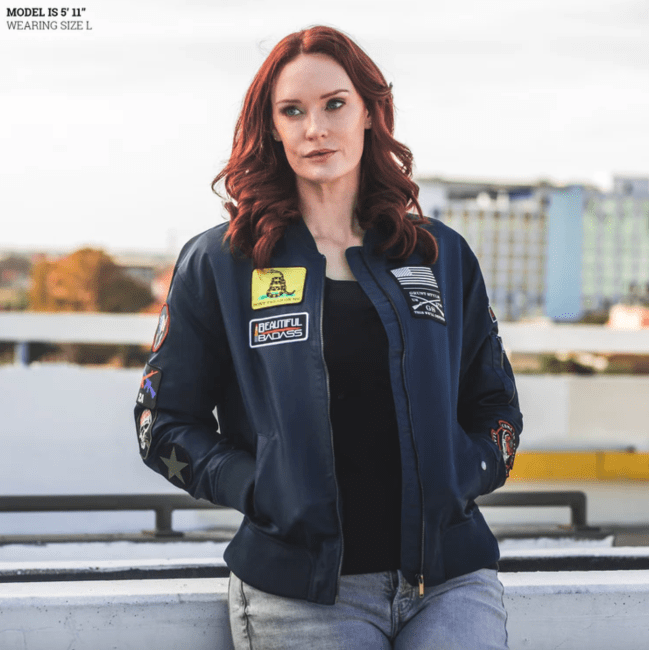 Grunt Style Classified Bomber Jacket for Mother's Day