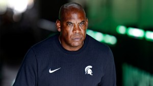 Head coach Mel Tucker of the Michigan State Spartans
