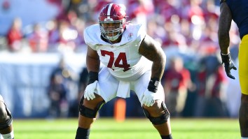 Alabama OL Attends Spring Game As A Fan Because He’s Enrolled At Another School