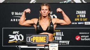 Kayla Harrison makes weight for UFC 300
