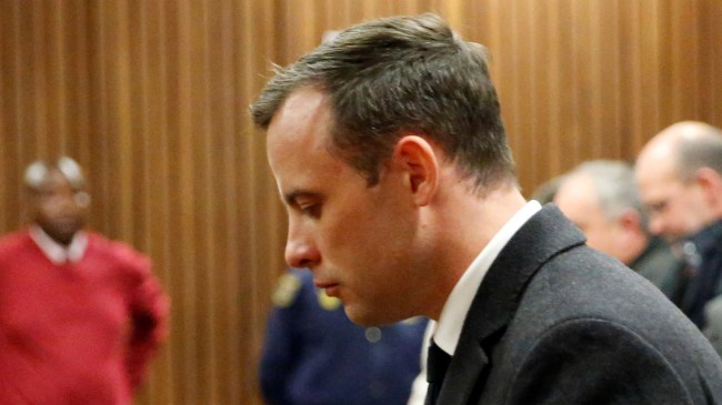 South African Paralympic athlete Oscar Pistorius in court