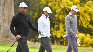 Tiger Woods Rory McIlroy and Justin Thomas