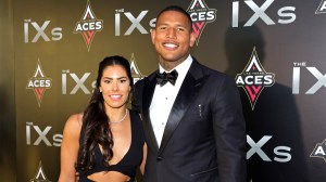WNBA player Kelsey Plum Aces and tight end Darren Waller