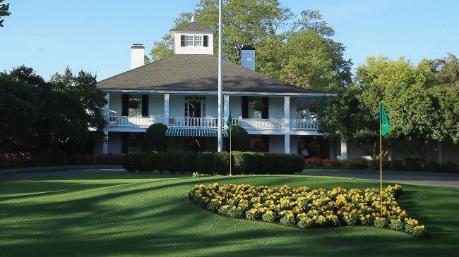Augusta National clubhouse during The Masters