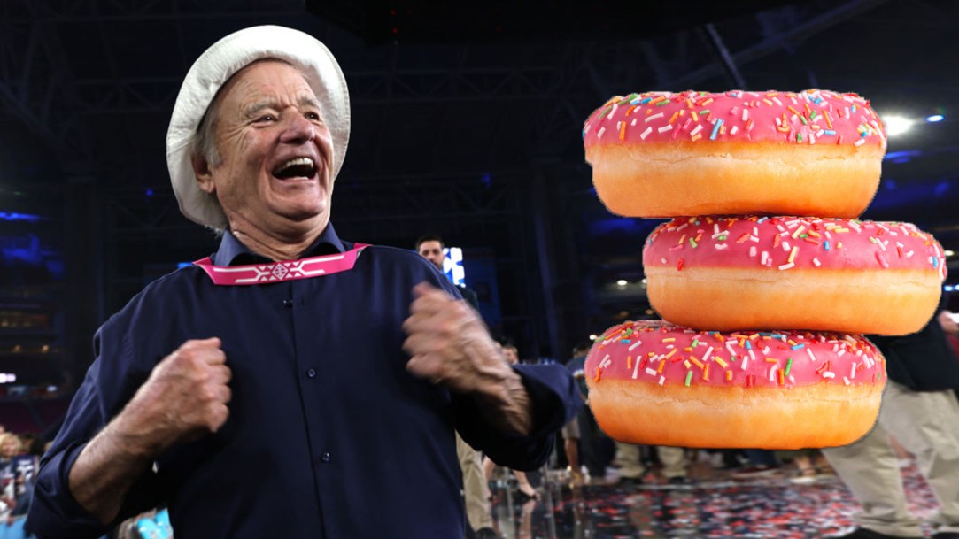 Bill Murray UConn Donuts