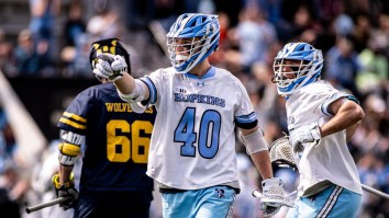 College Lacrosse Player Roasted By His Own Father While Celebrating His THIRD (!!) Senior Day