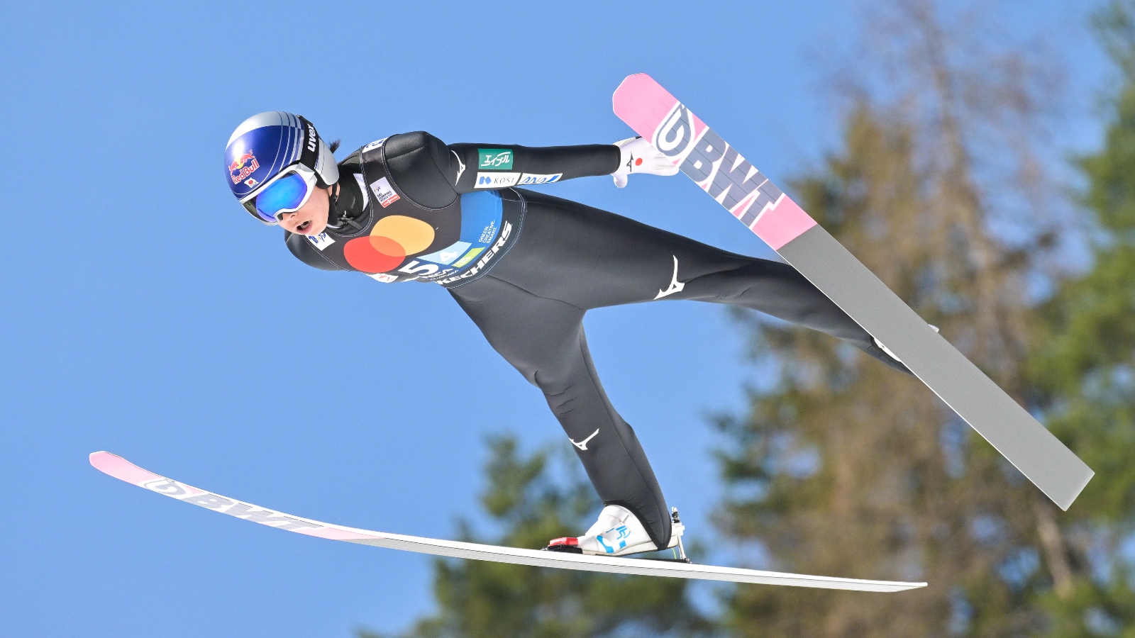Japanese ski jumper Ryōyū Kobayashi who recently set a ski jump world record in Iceland