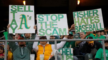 Oakland Athletics Fans Have Opportunity To Do Funniest Thing During Final Game Before Move
