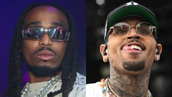 People Think Chris Brown Pulled A 50 Cent After Quavo Performed To A Suspiciously Tiny Crowd