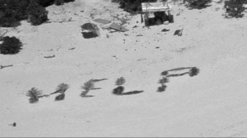 Coast Guard Rescues 3 Mariners Lost On A Deserted Island After Seeing Comically Large ‘HELP’ Sign In The Sand