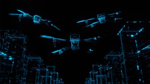 AI artificial intelligence Drone squad quadrocopters
