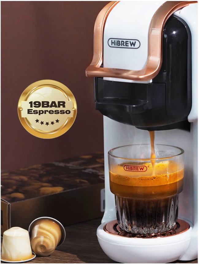 HiBREW 5 in 1 Multiple Capsule Coffee Machine available at AliExpress