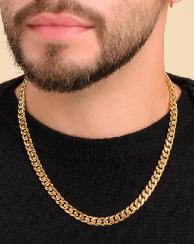 Cuban Link Gold Chain - 8mm; shop Jaxxon Memorial Day Sale