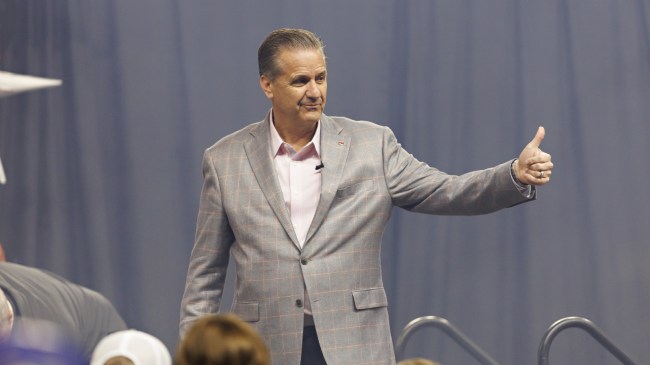 John Calipari is introduced as Arkansas's head basketball coach.