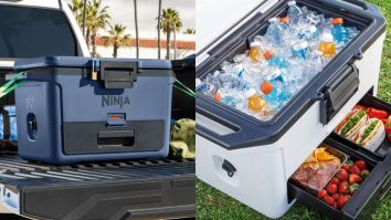 The Ninja FrostVault™ 50qt Hard Cooler Is Only $200 Right Now