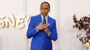 Stephen A. Smith poses for a photo at a Disney event.
