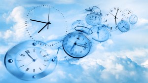 Time travel clocks