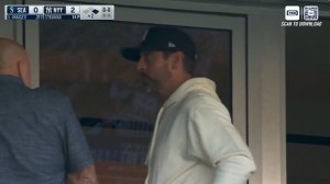 aaron rodgers at the yankee game