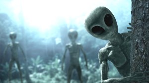 aliens in backyard