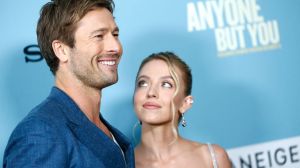 glen powell and sydney sweeney at the premiere of anyone but you