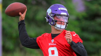 JJ McCarthy’s Terrible Throw To Wide Open Receiver In First Practice With Vikings Goes Viral