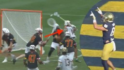 Notre Dame’s Star Wide Receiver Scores Filthy Behind-The-Back Goal To Win Lacrosse National Title