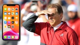 Nick Saban Used An iPhone To Take A Photo For The Very First Time In His Life On Mother’s Day