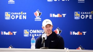 Rory McIlroy speaks to media at RBC Canadian Open