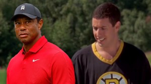 Tiger Woods and Happy Gilmore