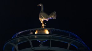 Tottenham Hotspur Stadium cockerel decoration on top