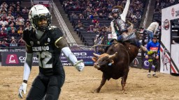 Travis Hunter Jr. Transformed Into A Cowboy And Cut A Rug At His First-Ever PBR Bull Riding Event